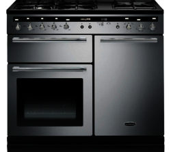 RANGEMASTER  Hi-LITE 100 Dual Fuel Range Cooker - Stainless Steel